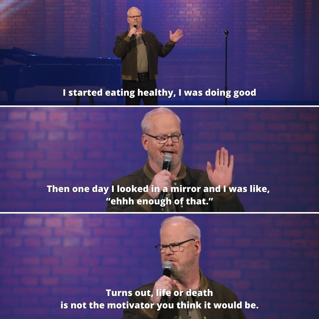 JimGaffigan's tweet photo. I'm going to need a better reason #ComedyMonster @NetflixIsAJoke https://t.co/xbcvR6OWhQ