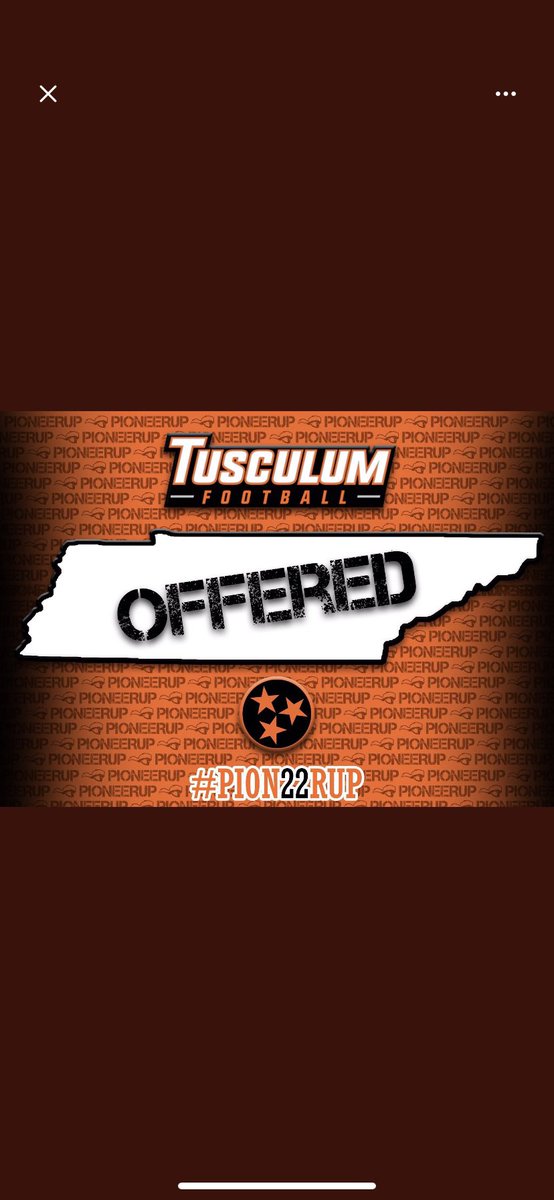 Blessed to be Offered as a PWO To Tusculum University 🟠AGTG‼️<a href="/coachclayisbell/">Clay Isbell</a> <a href="/SPHSPIRATES/">South Pittsburg FB</a>