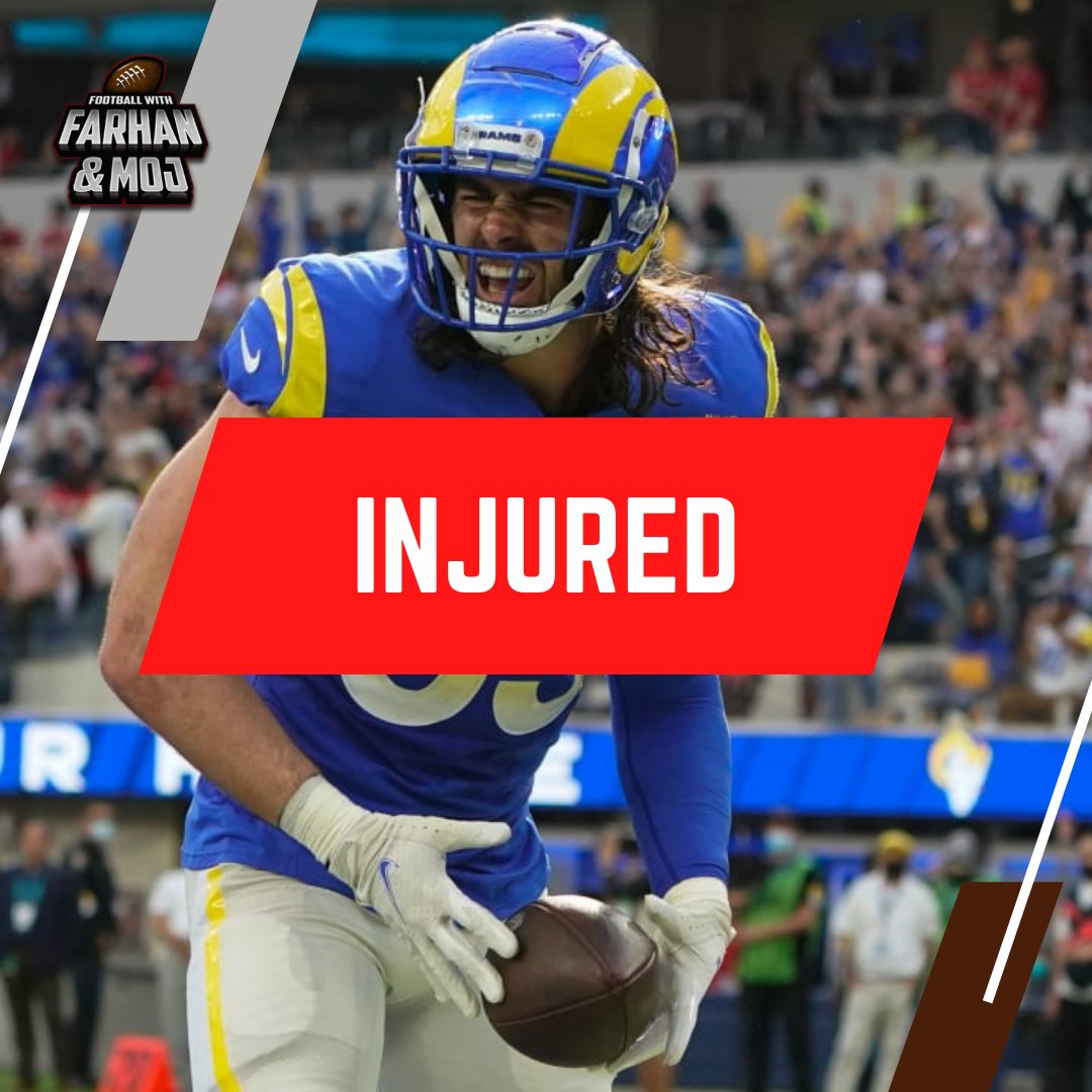 Rams tight end, Tyler Higbee, who is dealing with a MCL sprain, is questionable for Sunday. How will this impact the Rams? The guys discuss on today's episode of the podcast. Check it out at 5pm PST at farhanandmoj.com. #SuperBowl #NFL #podcast #injuryreport