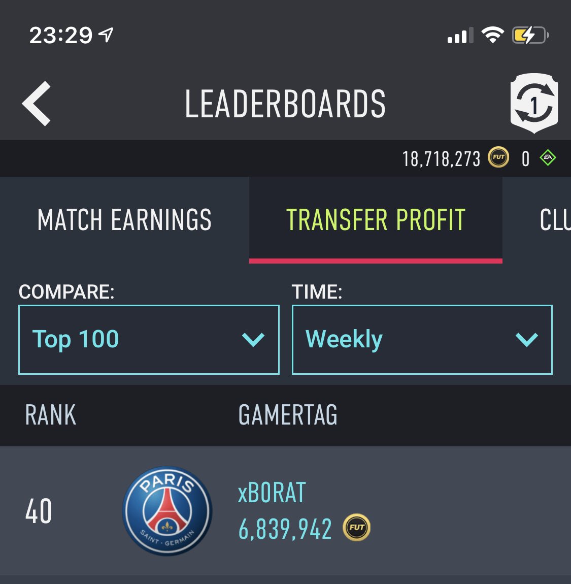FUT_Borat's tweet photo. Made a little more than expected 😮‍💨 https://t.co/G5zjbuy9QW