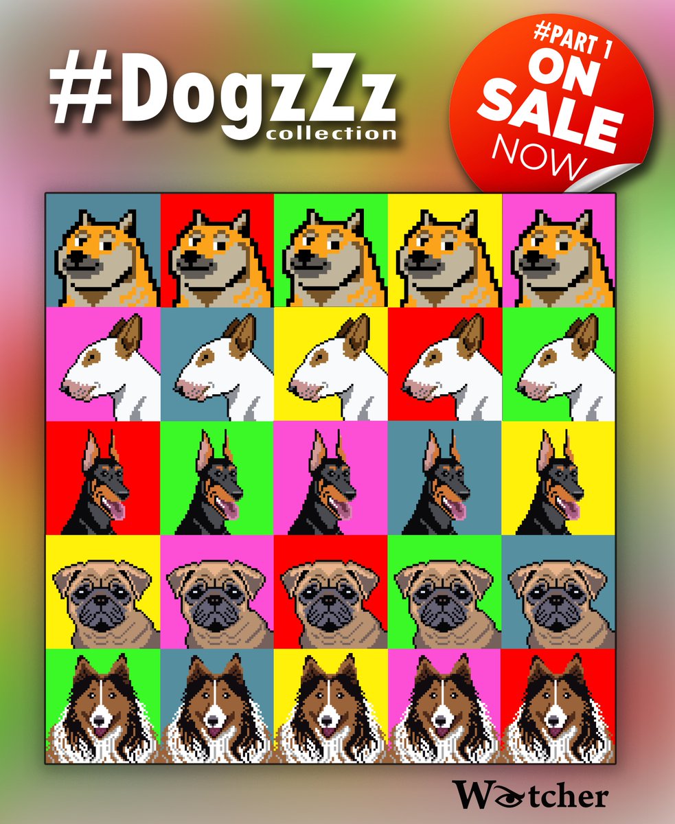 nft_watcher's tweet image. #DogzZz #collection on sale now!! 
👇👇
rarible.com/watcher01/

#rarible #raribleNFT #NFT #NFTMarketplace  #NFTGame #NFTLAUNCH #NFTCommunity #nftcollectors  #NFTCollection #nftcollector #NFTs  #NFTartist #NFTartists #NFTdrop #NFTartwork  #NFTGiveaway #NFTshill #NFTGIveaway #art