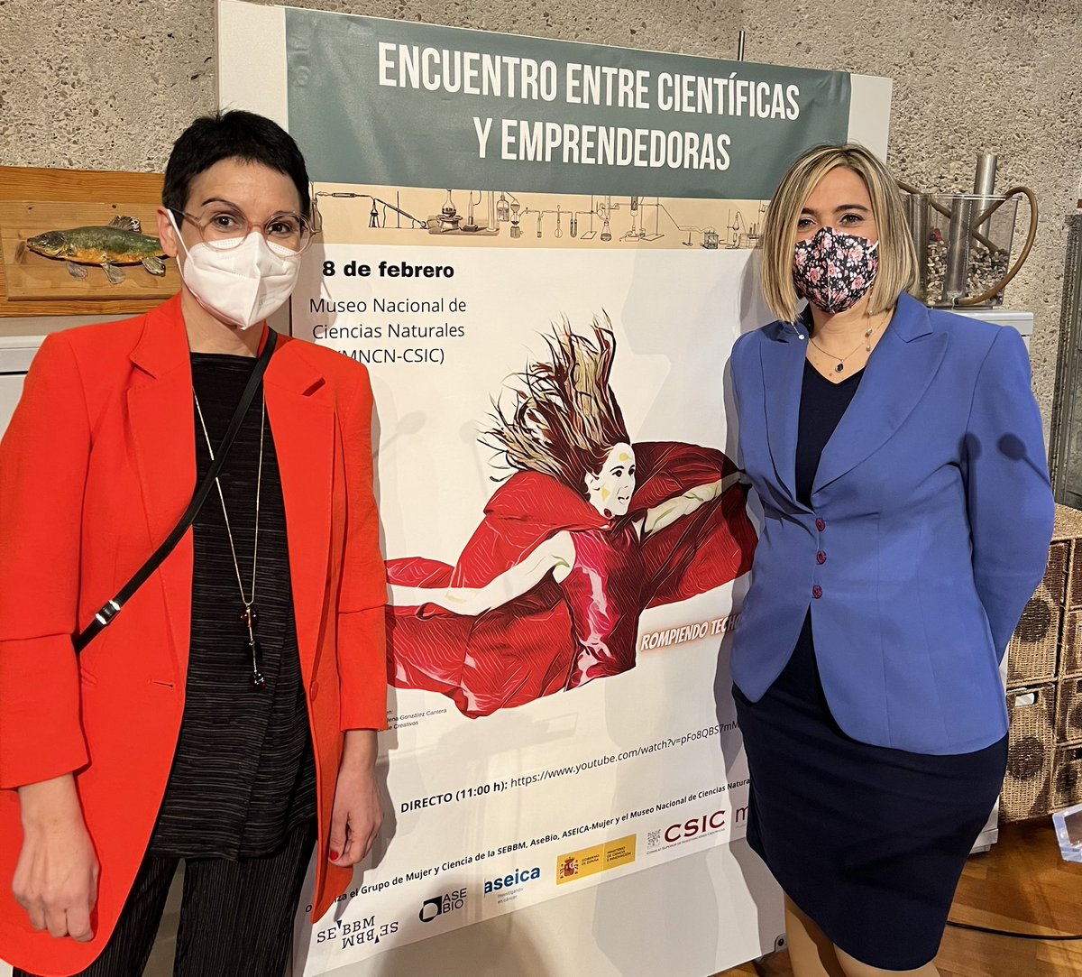 MariaDMayan's tweet photo. Mil gracias a todas las grandes profesionales que han hecho hoy posible el Encuentro entre Científicas y Emprendedoras🔬

Es un placer trabajar con una referente como @Gsabiolab desde el grupo Mujer y Ciencia de la @SEBBM_es🔝💜Gracias @CasaReal @AseBio @ASEICAnews @mncn_csic 😍 https://t.co/O74dVQYjoR