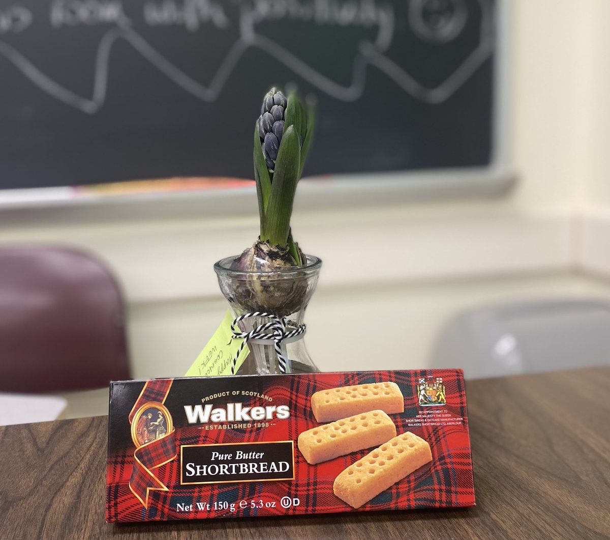 JoshHurley14's tweet photo. Day 2 of National School Counseling Week! Breakfast from Panera, counseling corner at lunches, and a gift from one of my students at VCU! I could get used to this!#NSCW22 #vscainaction https://t.co/mlNTcLO1tB