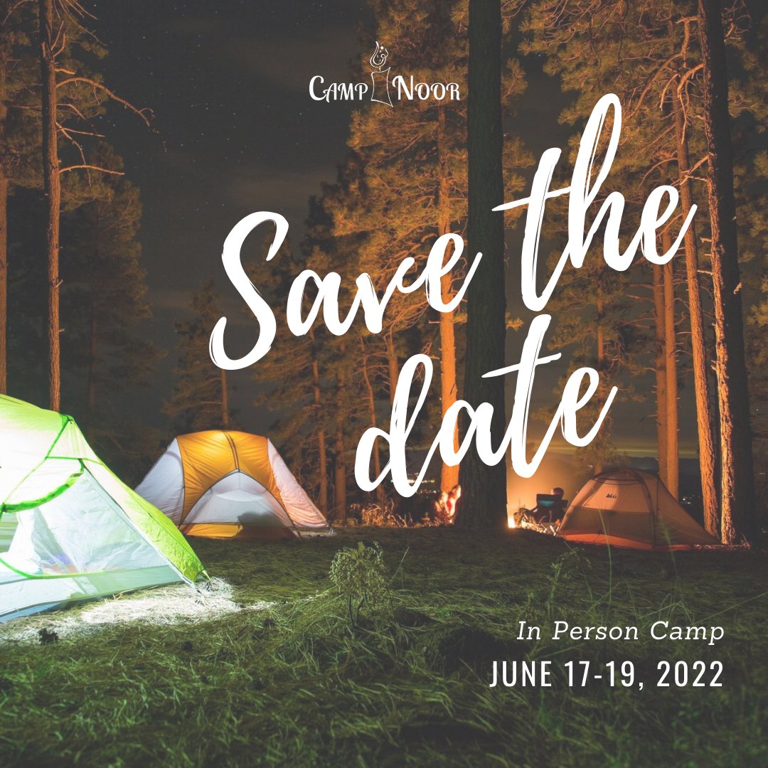 campnoor1's tweet photo. Salaam Alaikum everyone! We are excited to announce Camp Noor 2022 dates. InshaAllah we will be releasing more information like themes, speakers attending and how to register in the coming months. Stay tuned!! https://t.co/POZwSAnixa