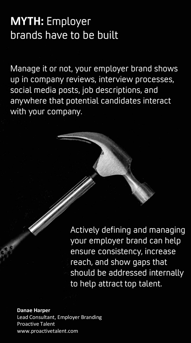 ProactiveTalent's tweet photo. 4 #EmployerBranding Myths That Need To Be Put To Bed in 2022 #employerbrand #brand #EB More info here: https://t.co/sgnthvnKxW https://t.co/p2lqWSAhR6