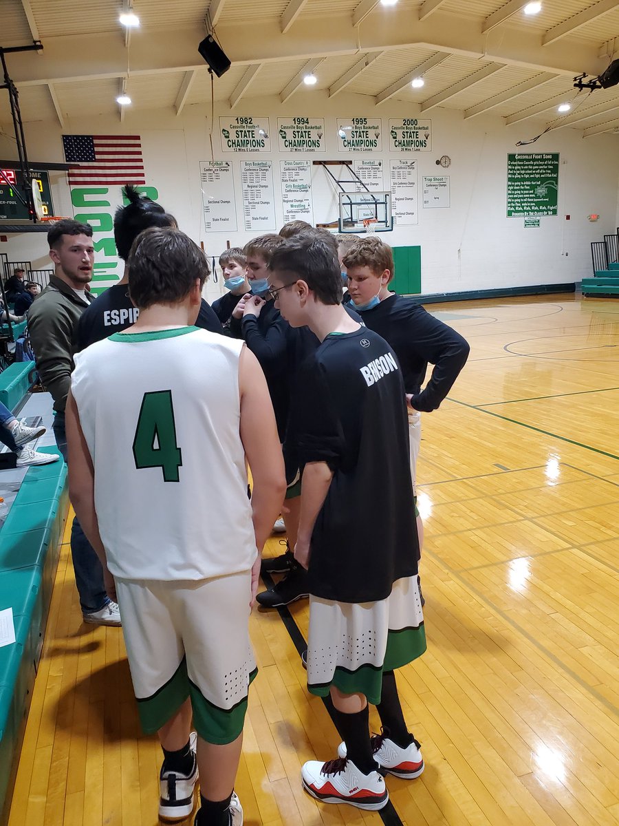 JV ready to go against Weston! #Comets