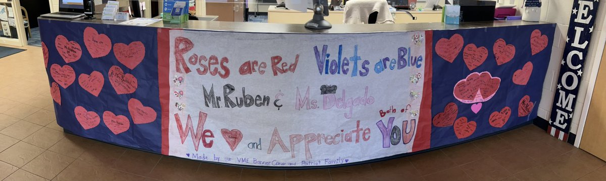Ms_DelgadoCCPS's tweet photo. Love my @VMEPatriots and my partner in crime Mr. Ruben!!! Happy School Counselor week!!! 😍 https://t.co/0dMKmXFkKX