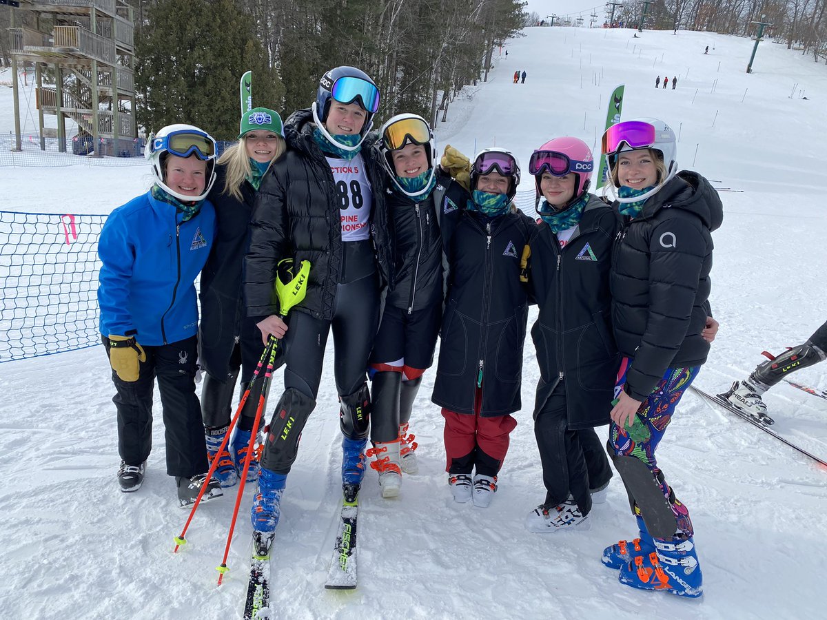 Great sections finish today and the Blake Girls Alpine Team is off to the State meet. <a href="/LifeatBlake/">The Blake School</a> <a href="/robbiemassie/">Robbie Massie</a>