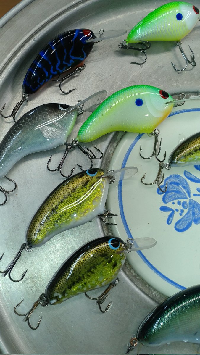 CustomRyans's tweet image. Handmade balsa fishing lures 
Custom made to order