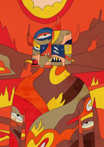 <a href="/SuperlativeSS/">Superlative Secret Society</a> <a href="/SuperlativeDAO/">Superlative Art Foundation</a> All the Repus NFTs loos fantastic but in my opinion, this repus preview is the wildest. The flame and the background adds depts to the NFT. The character pops out and has multiple faces. Amazing work <a href="/SuperlativeSS/">Superlative Secret Society</a> and <a href="/SuperlativeDAO/">Superlative Art Foundation</a>
#WeLikeTheRepus #NFT #NFTCommunity #SSS