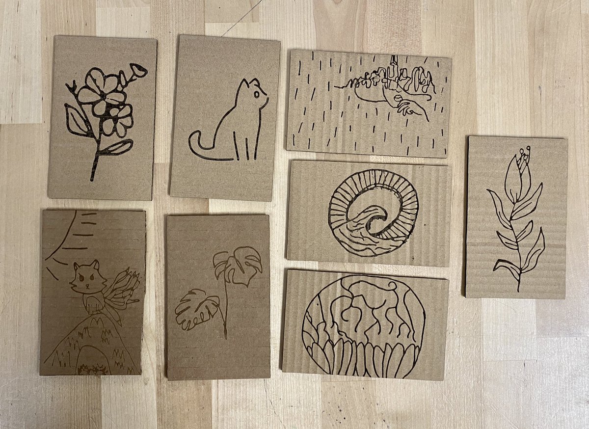 MistyKluesner's tweet image. First batch of student artwork from the @glowforge are done! 

@WolfpackCSI @campbellusd #CUSDrockstar #MakerEd #ArtsEdChat #Creativity
