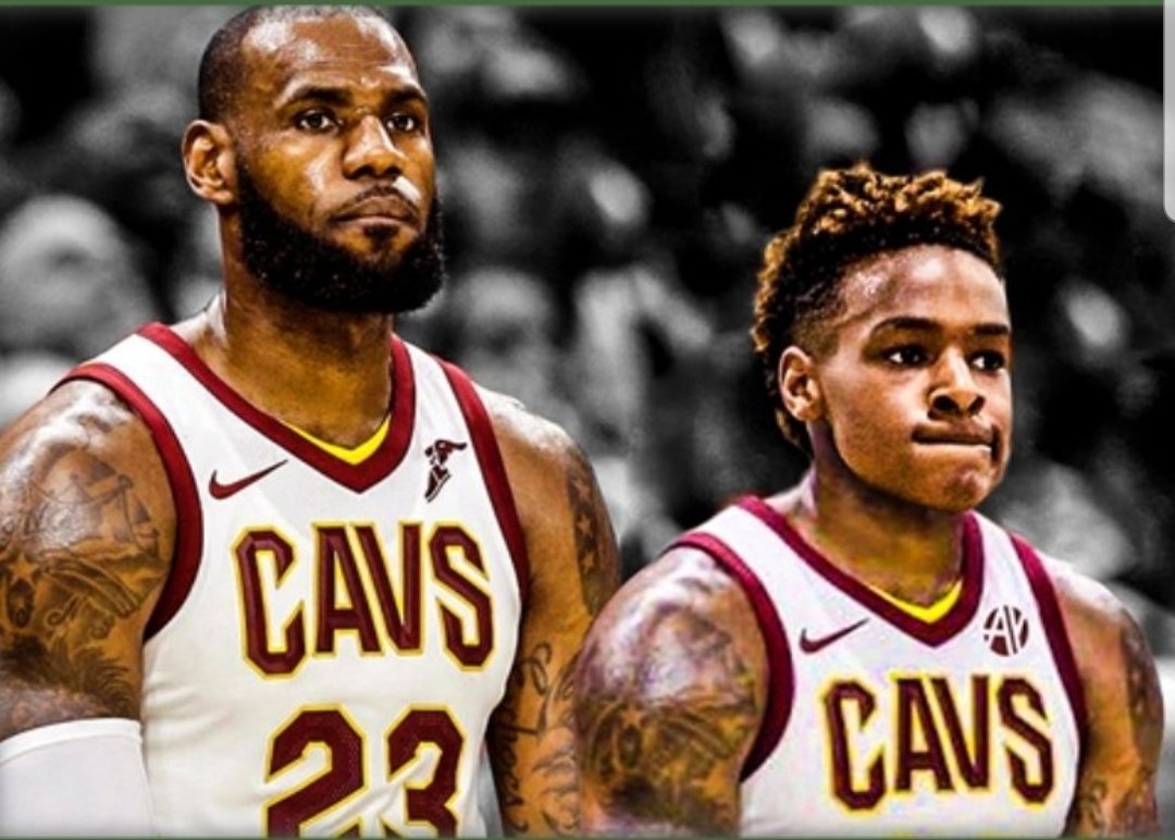RogelioPiedra's tweet photo. This #Cavs team SECOND title will come in a couple years after they draft Lebron Jr. late in the 1st round, prompting @KingJames to come back home for one last title run with his boy. Only proper way to end the Lebron basketball fairytale. 😁 #Cavs #Letemknow #2ndTitle https://t.co/KmJ2TcMga0