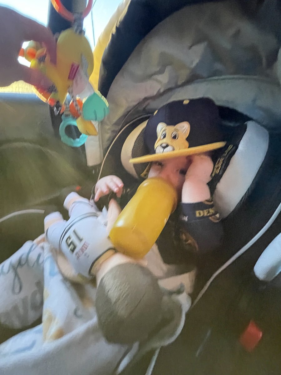 aj_burns719's tweet photo. Zaydyn got his #Rocky hat, Jokic doll, and ⁦@nuggets⁩ pjs on heading up from castle rock for the game! Let us know if you need this super fan court side instead of 500s/play any games because his parents are poor teachers lol! ⁦@VicLombardi⁩ ⁦@katywinge⁩ https://t.co/NG2KxCeo9I
