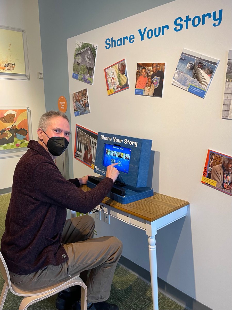 techmuse's tweet photo. Travels up to Portland today to do a staff training at Children's Museum &amp; Theatre of Maine, with a focus on gathering stories of creations in their makerspace and riffing off of an arts and literature theme. #storykiosk #storyhabitat #musesocial https://t.co/pmVVKOCAFj