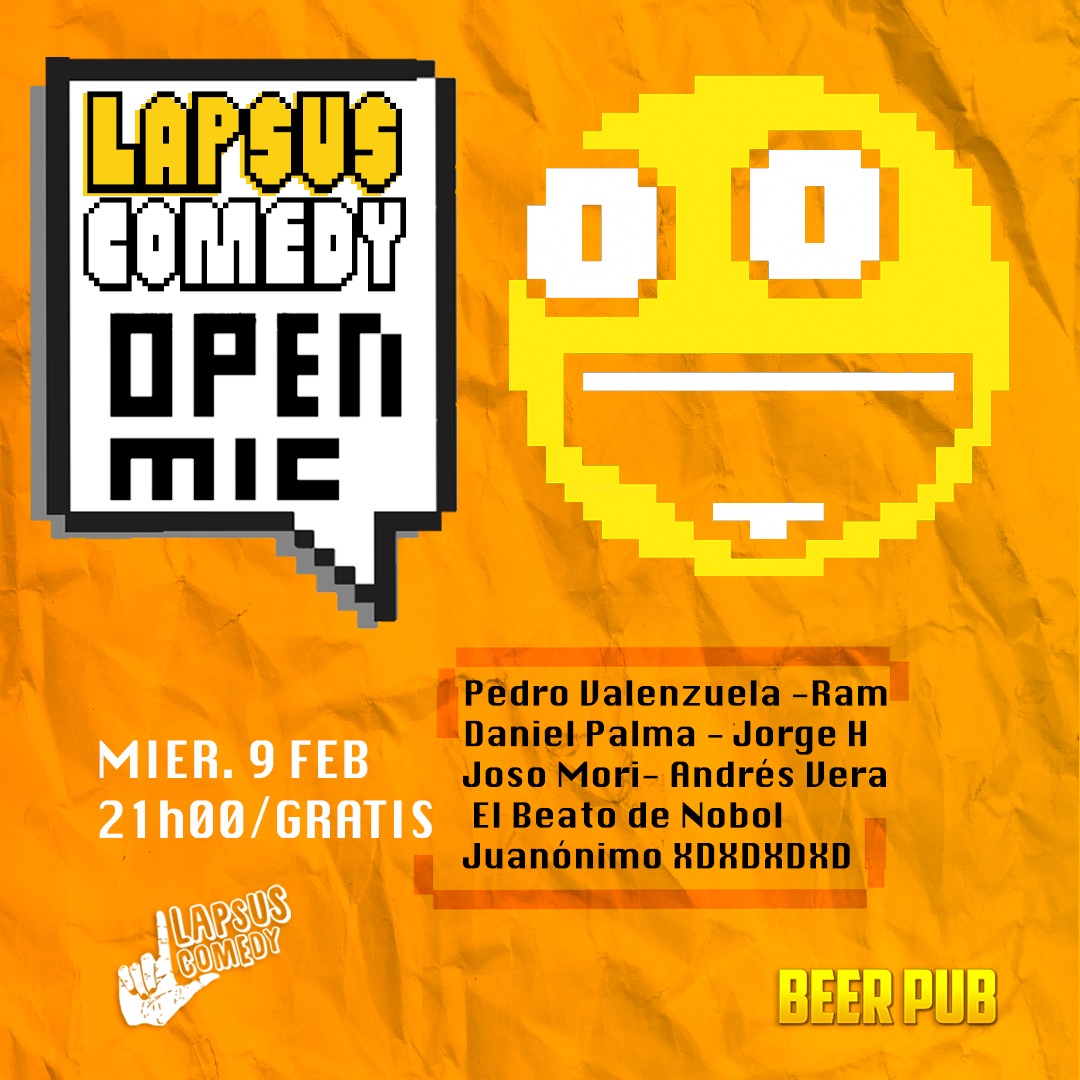 AndresVS's tweet photo. Hola haré CHISTES NUEVOS MUY MALOS mañana miércoles en BEERPUB en Buena Vista Plaza en SAMBO. 9PM 

Si se animan a subir al open mic les damos un litro de cerveza GRATIS. https://t.co/W6ijF4MBPw