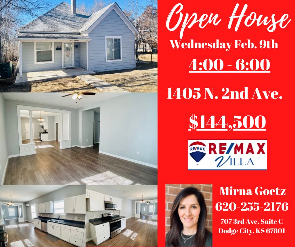 ReMaxVilla's tweet photo. ~$144,500 ~ 1405 N. 2nd Ave. 
🏡Open House Wednesday, Feb. 9th from 4:00 to 6:00.
https://t.co/sizQy1OGiZ https://t.co/Tfx57fvZN7