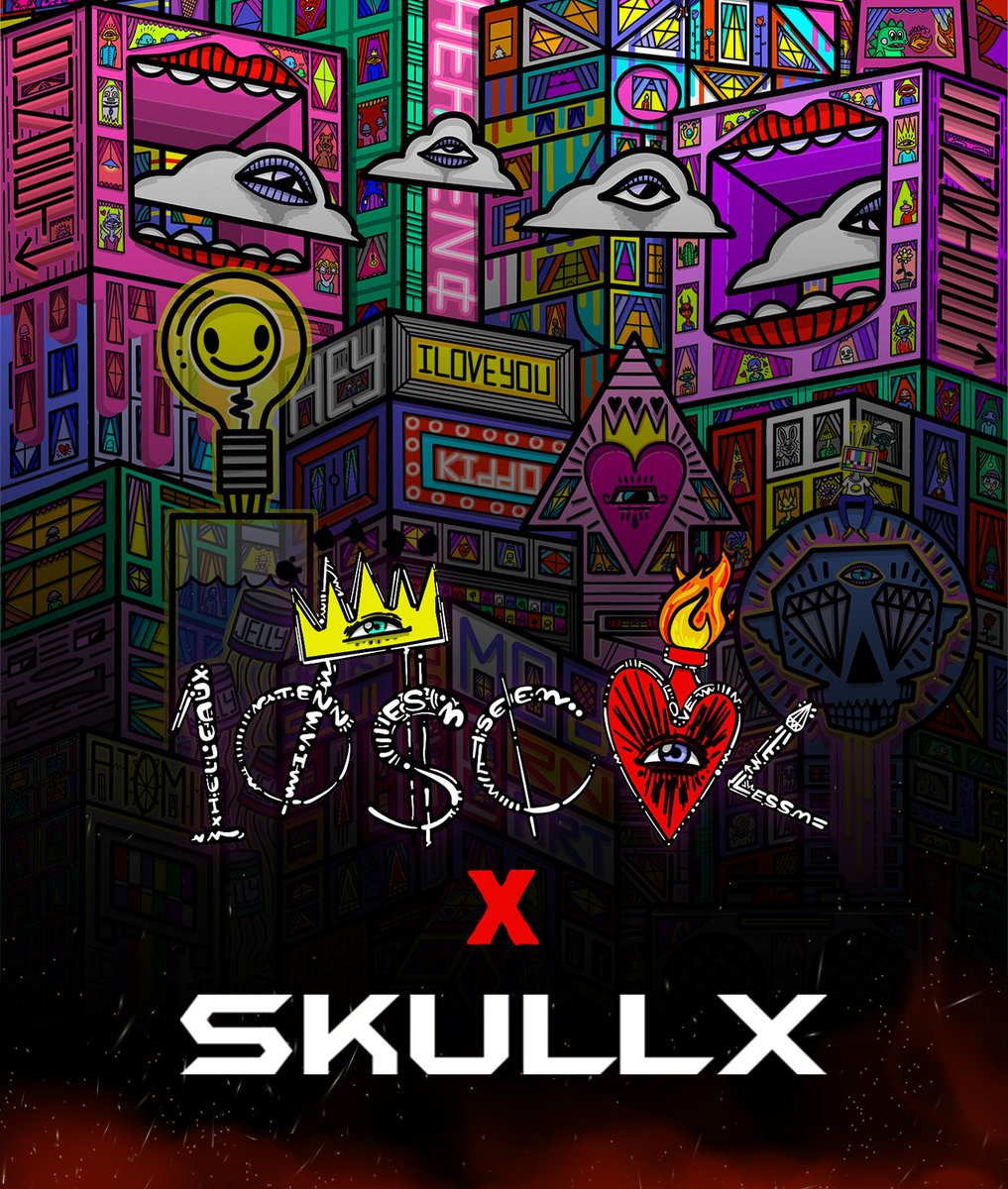 SkullxNFT's tweet photo. We’re excited to announced our collaboration with @Loveless_City  ❤️💀🎉

The Loveless team has provided Skullx holders with 50 lovelist spots for their upcoming Metro Pass mint! Head over to our Discord to enter our giveaway. https://t.co/5kZG62mIx4