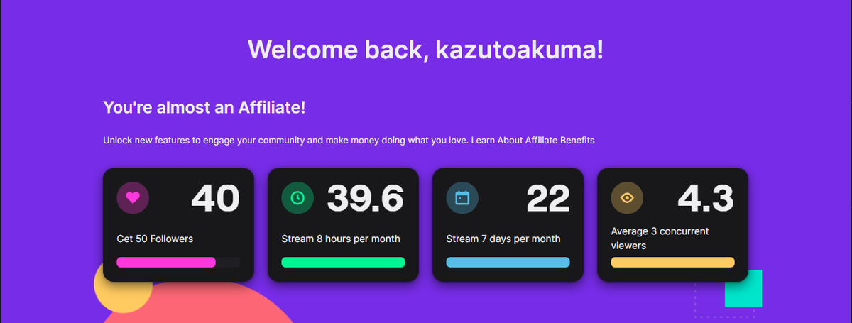 KazutoTheDemon's tweet photo. Thanks so much everyone for following we're getting so close to hitting affiliate just 10 followers away! #ENVtubers https://t.co/Wu5wSEf2SK