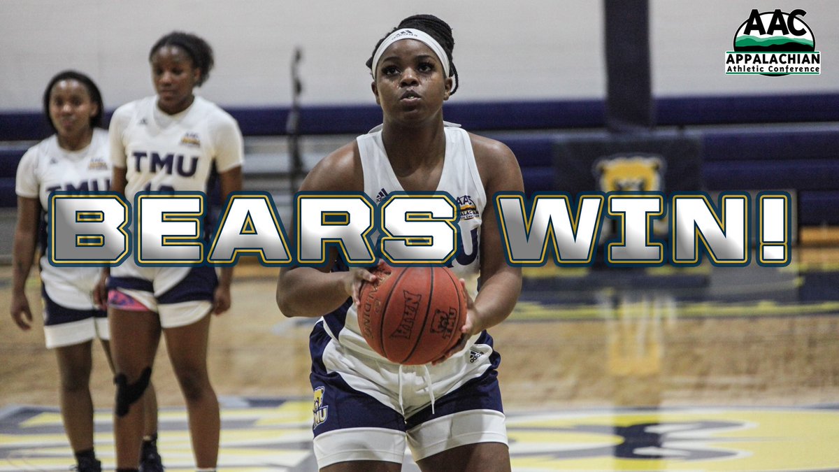 👏🐻🏀1, 2, 3, 4, 5 straight AAC wins for your Lady Bears…#WeAreTMU @TmuWBB 

🚨FINAL SCORE🚨 66 TMU - 58 BU