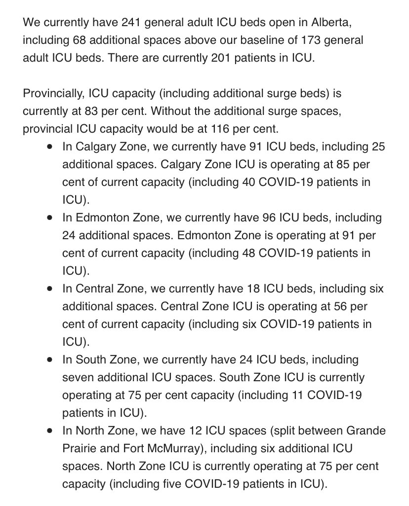 LOL Kenney says hospital rates are low and the patients in hospital aren’t “that sick”

But ICUs are still at 116% capacity.

#covid19AB #Covid19 <a href="/jkenney/">Jason Kenney 🇨🇦🇺🇦</a>