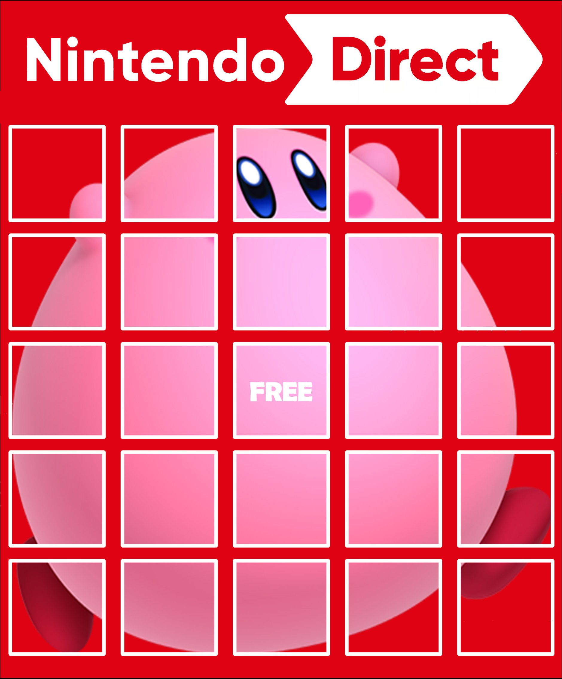 Reecee🎄 on X: My Bingo Card for the September 2022 Nintendo Direct   / X