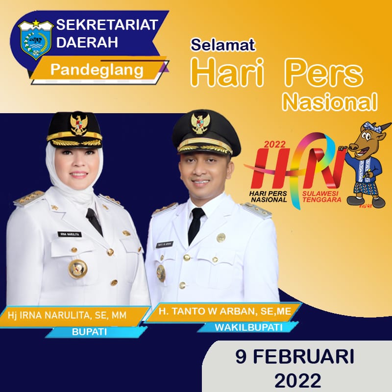 Selamat Hari Pers Nasional 2022

Hari Pers Nasional (HPN) merupakan peringatan tahunan setiap tanggal 9 Februari yang dilaksanakan di Indonesia sejak 1985.

Peringatan HPN 2022 tahun ini akan dilaksanakan di Kendari, Sulawesi Tenggara. 

#HPN2022 #HariPersNasional2022