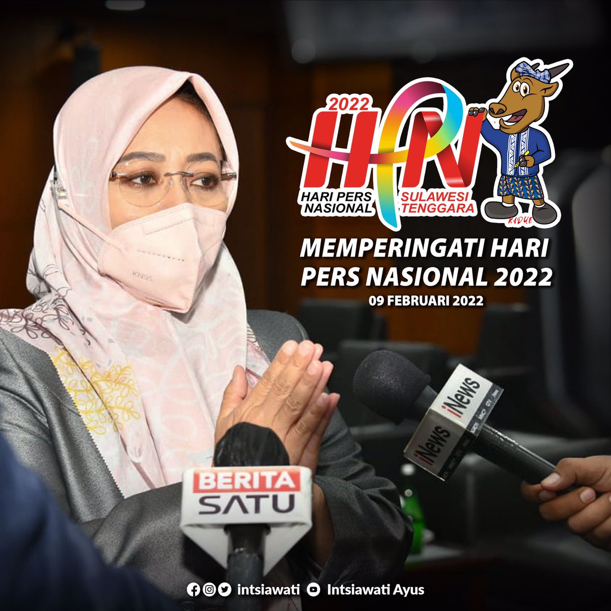 Intsiawati's tweet photo. Selamat Memperingati Hari Pers Nasional 2022

#dpdri #intsiawati #HariPersNasional https://t.co/pMAaPEil4C