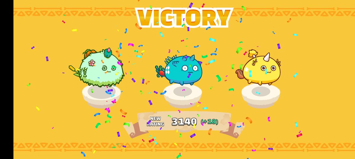 Kaieyaaa's tweet photo. @djsamwithers @AxieInfinity @ApolloGGuild My current this season(left) and my highest mmr ever reached (right). Started axie infinity last year. Been through lots hardships in every season, especially the rise of different metas but i never did change my line up. Always aiming the top along with these boys😌✨ https://t.co/gJ2FFEif81