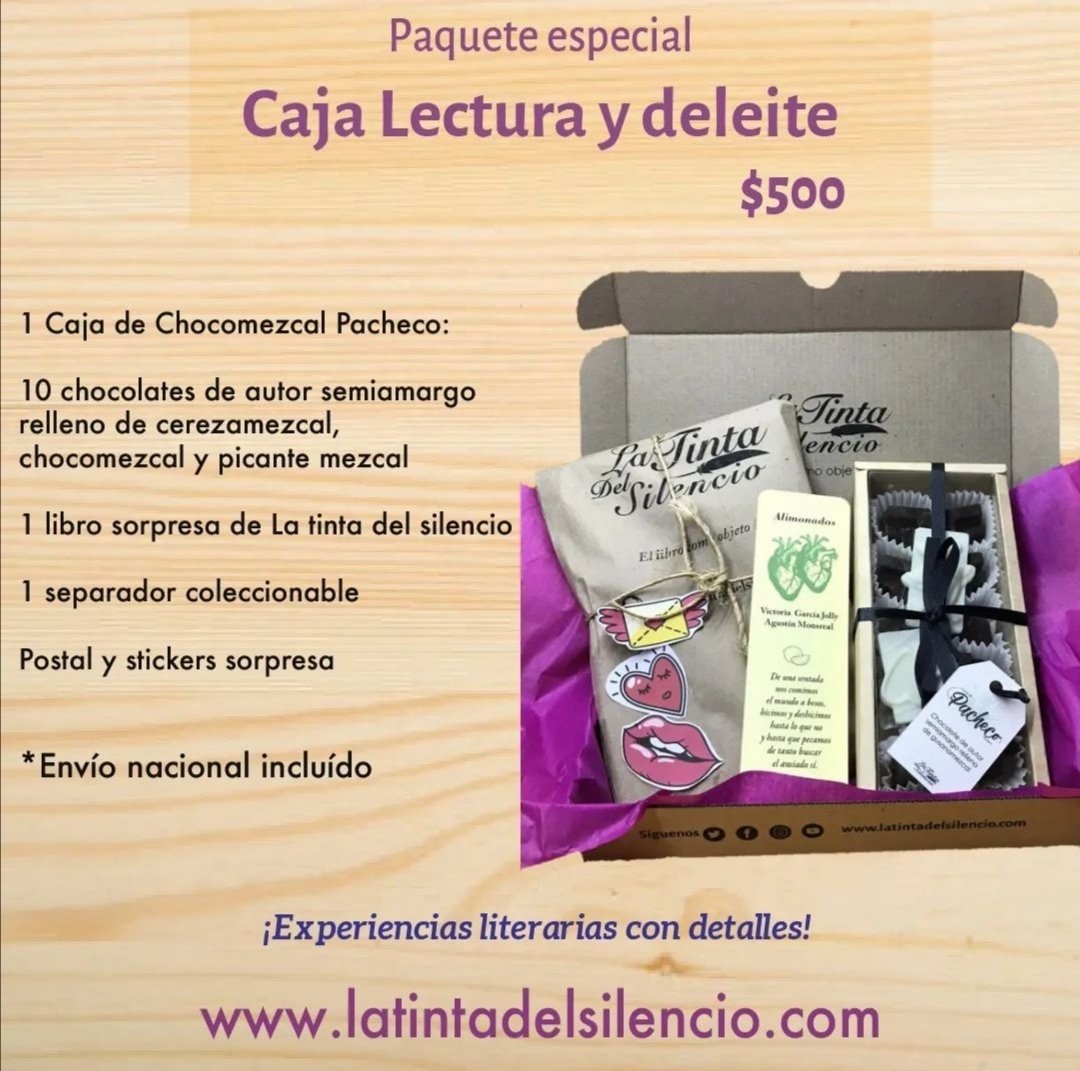 La editorial <a href="/latintasilencio/">Latintadelsilencio</a> tiene un paquete espacial "Caja lectura y deleite", la cual pueden adquirir directamente en su página web:

latintadelsilencio.com

Anímense y conozcan el trabajo editorial que realizan.

#LEIndependientes