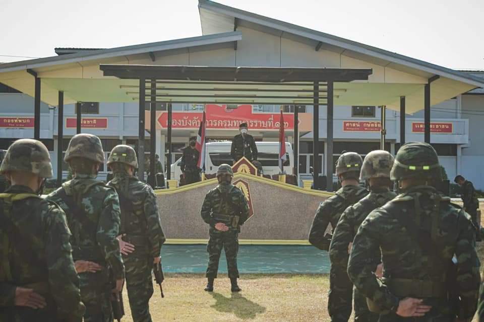 3_INFANTRY_DIV's tweet photo. ตรวจความพร้อม
 ผบ.ร.13 เป็นประธานตรวจสภาพความพร้อมรบ และให้กำลังใจกำลังพลส่วนรับการฝึก ก่อนการฝึกเป็นหน่วยกองร้อย ประจำปี 65 https://t.co/bwC0QMzY2Q