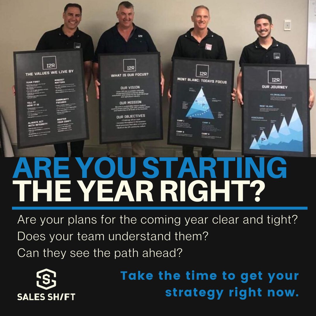 Leaders often have a strong picture in their minds of the common goal &amp; vision for the business. They struggle, however, to articulate that vision clearly &amp; with any level of engagement by their teams. So take the time now to cement your vision &amp; goals for the year ahead.