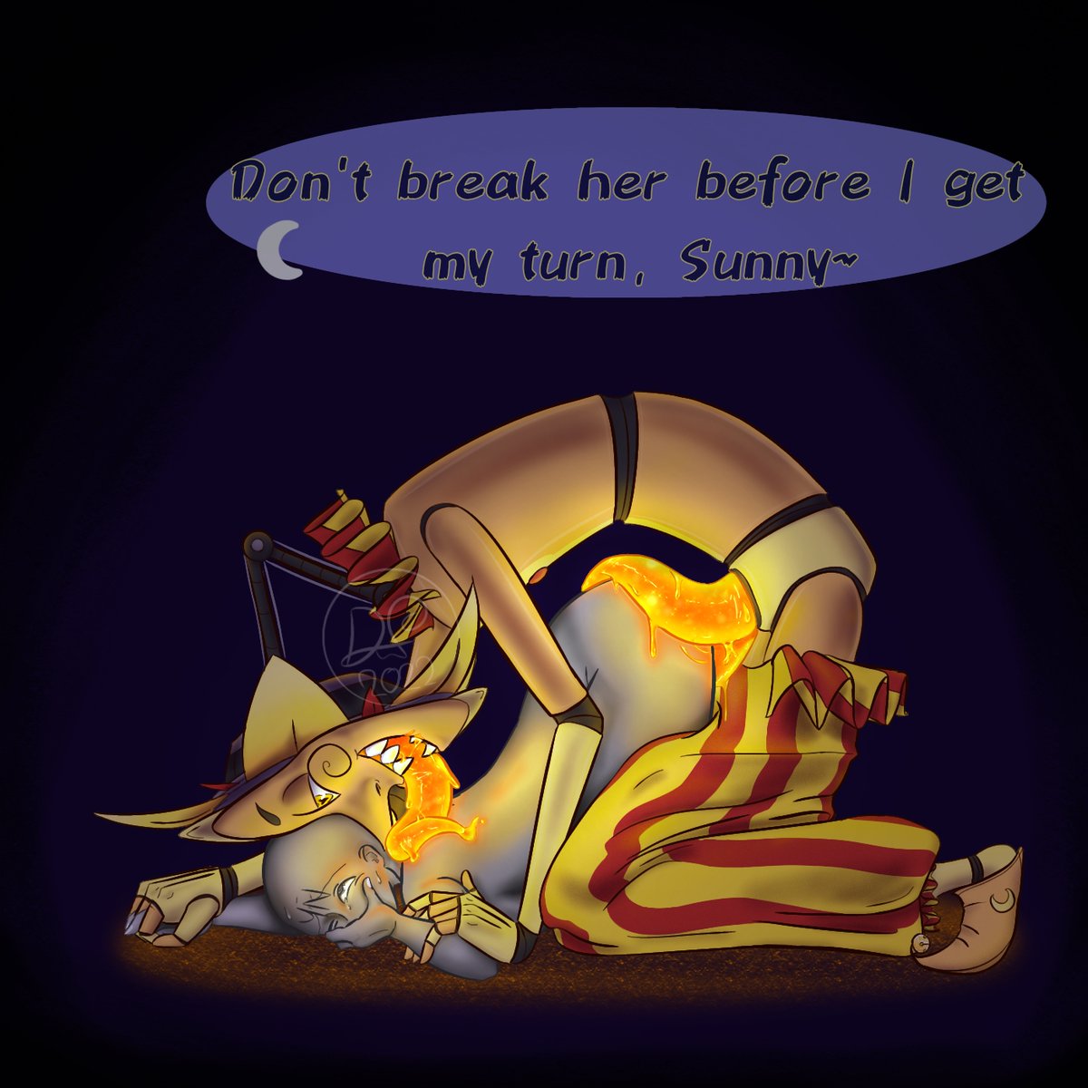 SleepysNsfw's tweet photo. It is finished. I actually had fun coloring this
#fnafNSFW #Sundropnsfw #yninsert https://t.co/V62yUDIzf9