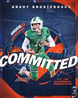 Honored to announce my commitment to the University of Virginia! <a href="/coachcaponewhs/">Andy Capone</a> <a href="/BigDubFootball/">Weddington Football</a> <a href="/UVAFootball/">Virginia Football</a> @taylor_lamb11