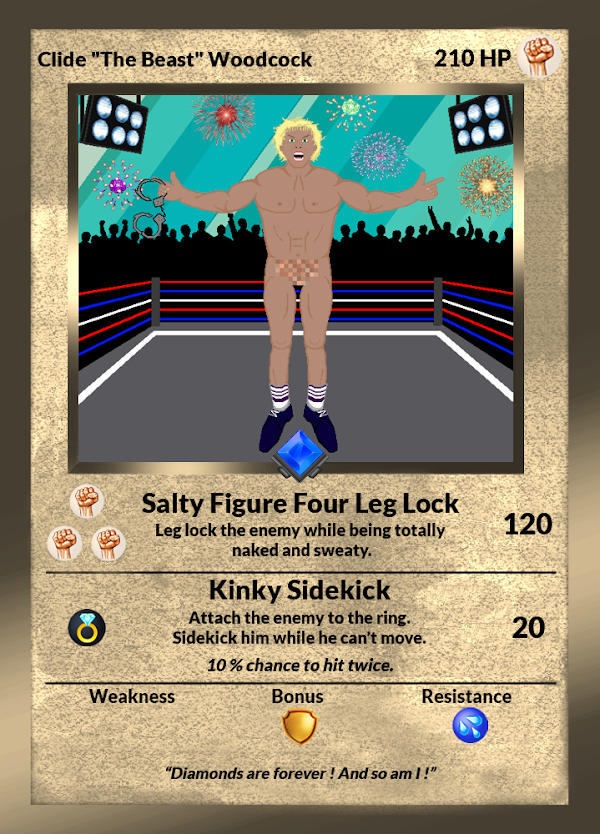 XplainThisSatan's tweet photo. 🤣 Hey Look at my RUMBLE TROUBLE CARD !
AND IT'S SALTY FIGURE FOUR LEG LOCK !
#ThisGuyIsCrazy #LockHimUp #KinkySideKick https://t.co/9362aooZri