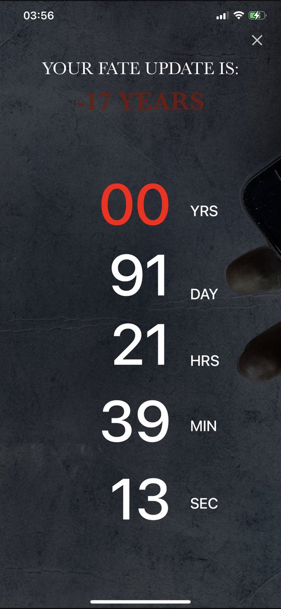 JCStrong96's tweet image. Shit y’all be safe #countdownapp