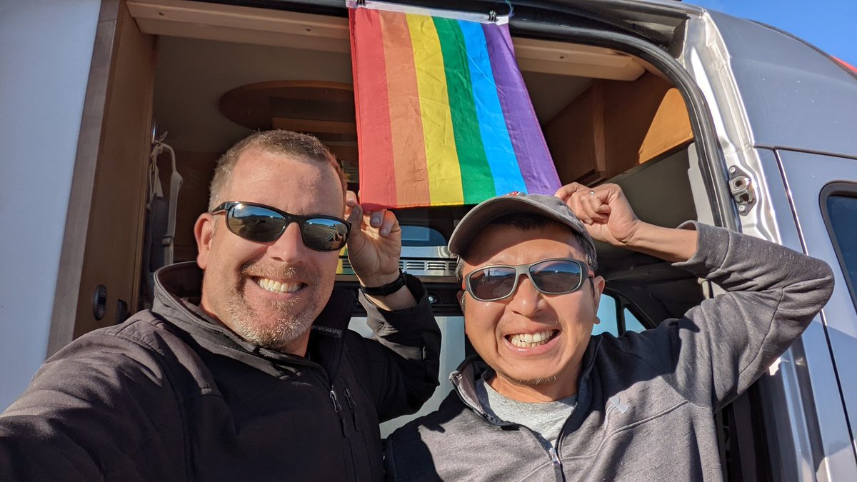 theRTWguys's tweet photo. It's been a rocking couple of months.
#BurningVan
#VanlifePride
@Skooliepalooza
#EscaparalaBaja
Needless to say, we're a little #vanlife meetup'd out! https://t.co/gCwy28p6re