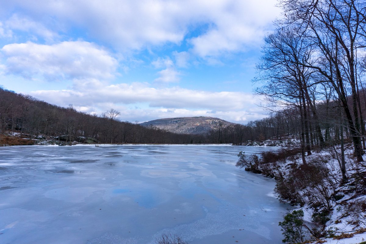 My hike from today with Bear Mountain (the New York one) off in the distance. #OptOutside #HikeOfTheDay