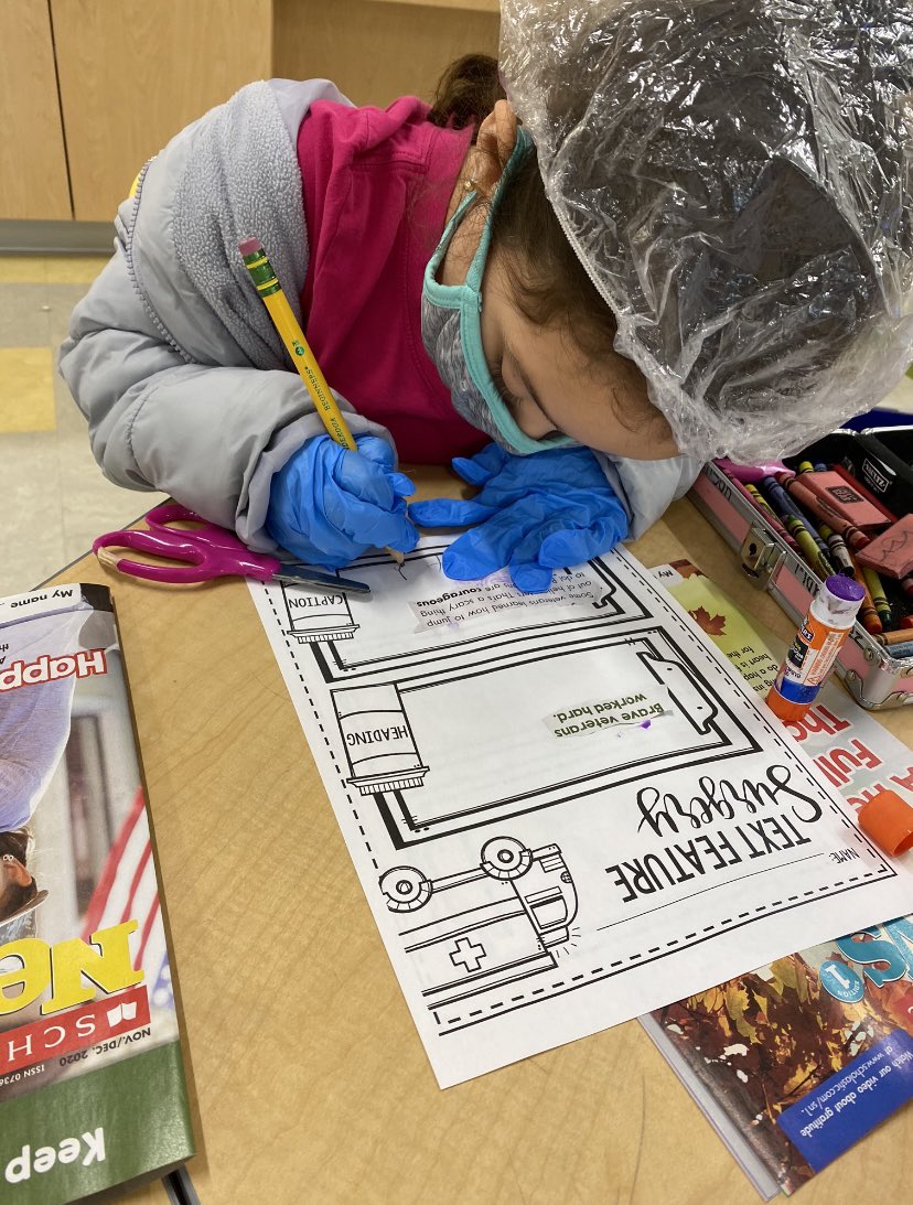 We have been digging deep and learning a lot about text features. Today we completed the task “Text Feature Surgery” where we had to identify text features in a Scholastic magazine, cut them out, and write about how they help us better understand a text. <a href="/ChathamGroveES/">Chatham Grove Elementary School</a>