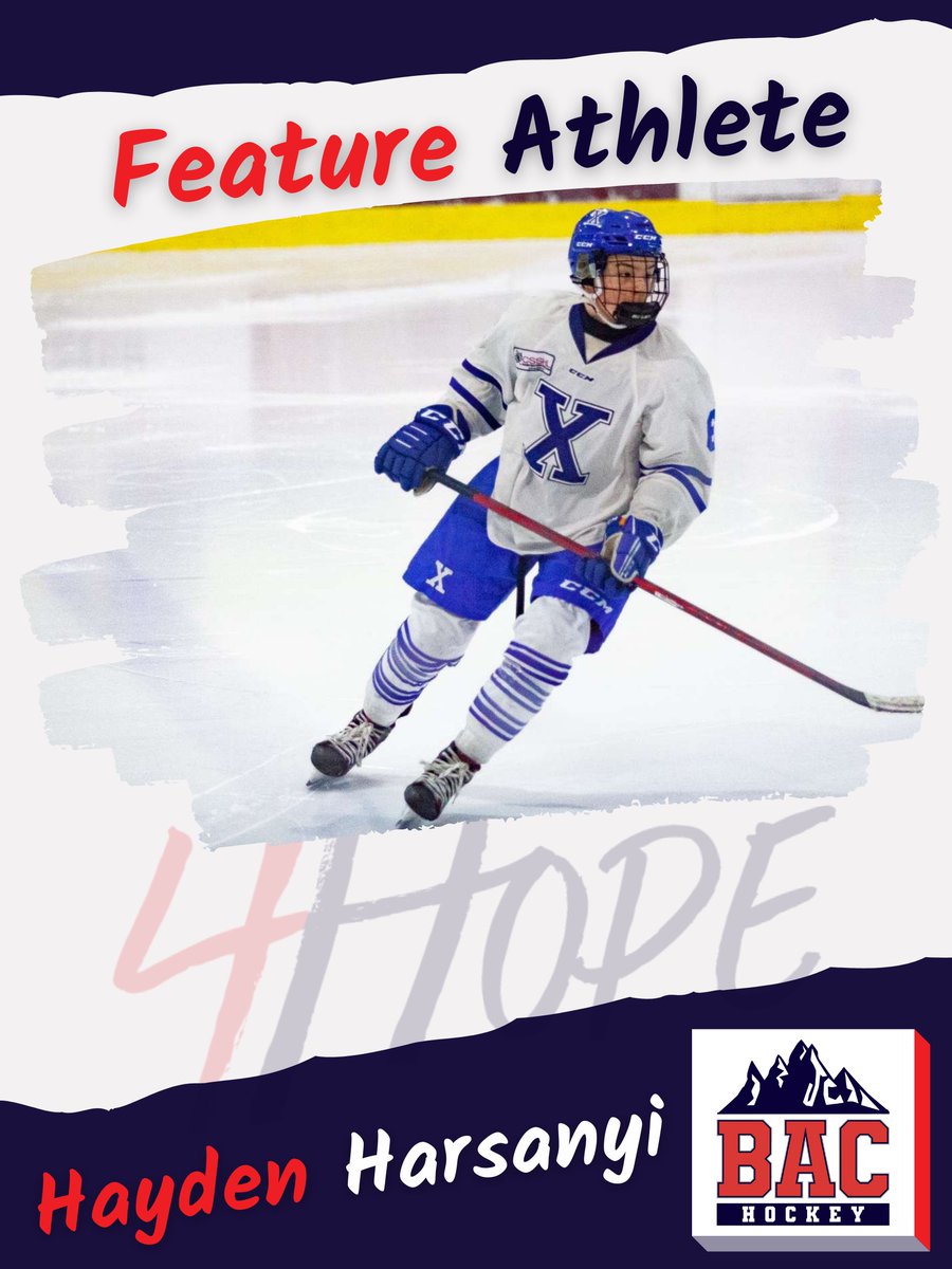 BLCourchene's tweet photo. #BACHockey #4Hope #FeatureAthlete - @NAXHockey 07 F - Hayden Harsanyi! @hayden_h_6.  

Hayden &amp; I have done a lot of 1 on 1 sessions over the last couple years after he came to me looking to strengthen his offensive game.  Tells you about the type of competitor he is. https://t.co/fjGJBFKsXb