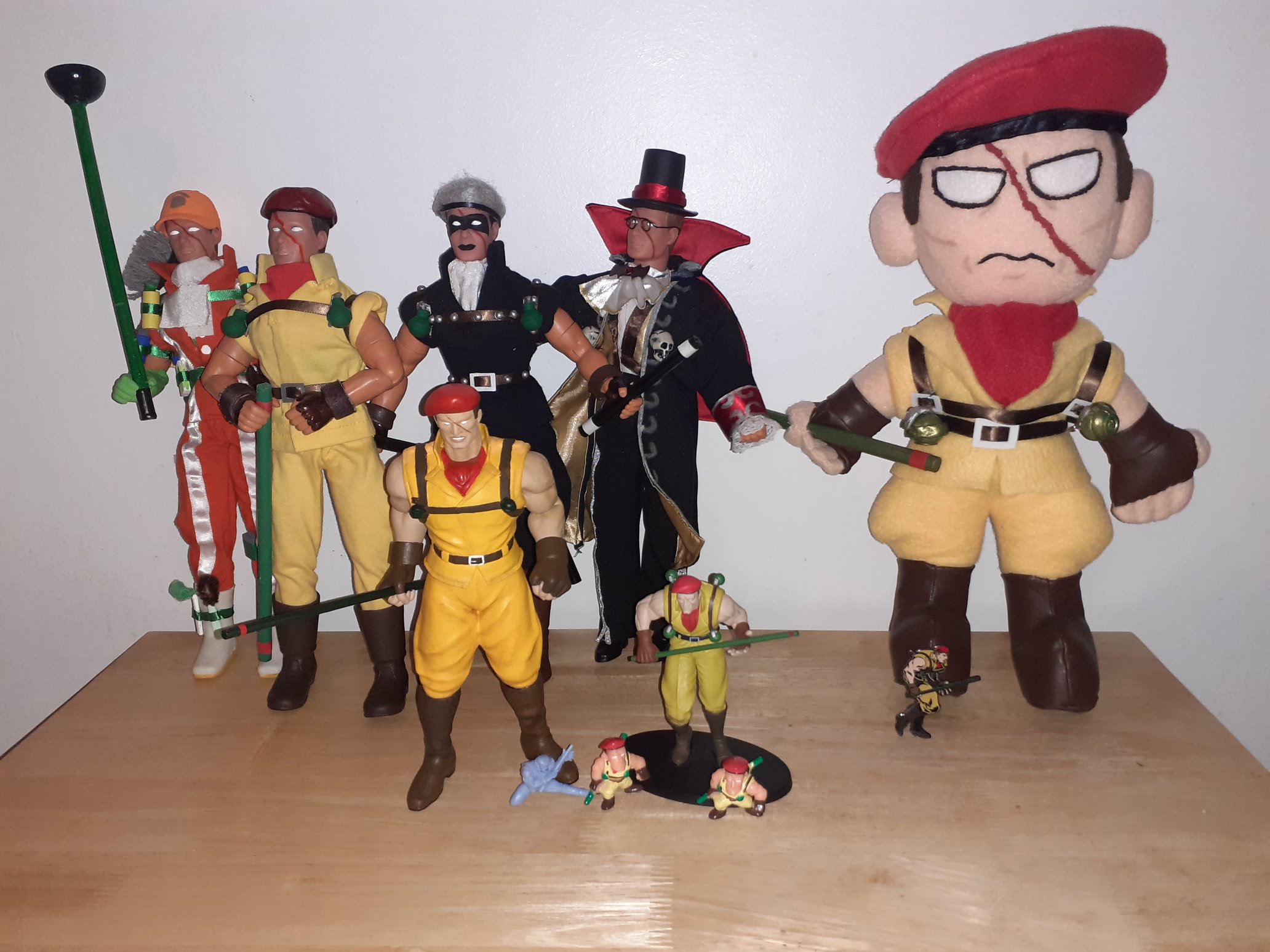 Twitter 上的 Ameboid32 My Personnal Rolento Collection So Far Most Of Them Are Custom Made Streetfighter Finalfight Rolento Streetfightercollection ロレント ファイナルファイト ストリートファイター T Co Dwojvzdxv8 Twitter