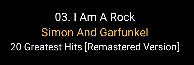 geoelogy fact. Simon and Garfunkel are a rock