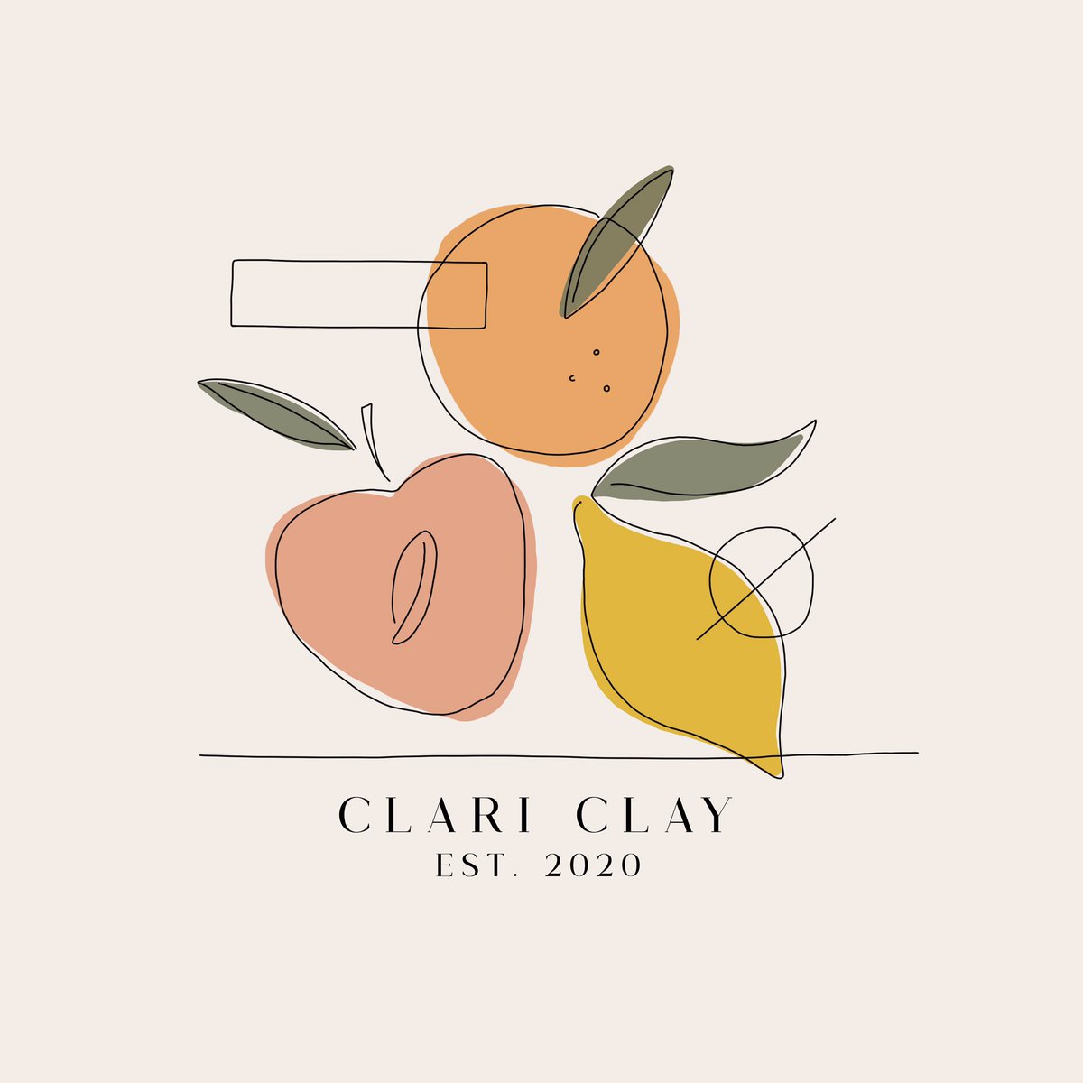 can we just take a minute to appreciate this new logo for clari clay !!! ♡ dm for logo / branding enquiries ♡