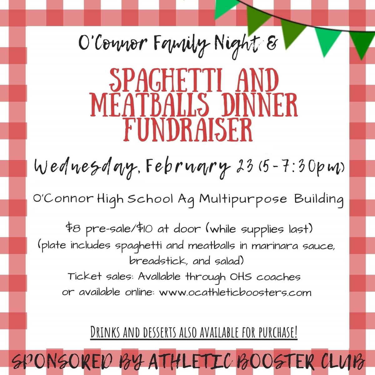 "Whose got the sauce? We got the sauce?"🍝
𝗧𝗵𝗲 𝗖𝗼𝘂𝗻𝘁𝗱𝗼𝘄𝗻 𝗕𝗲𝗴𝗶𝗻𝘀 ➡️ Family Night at O'Connor!
Help us spread the word by sharing and retweeting! #GoPanthers🍴😋