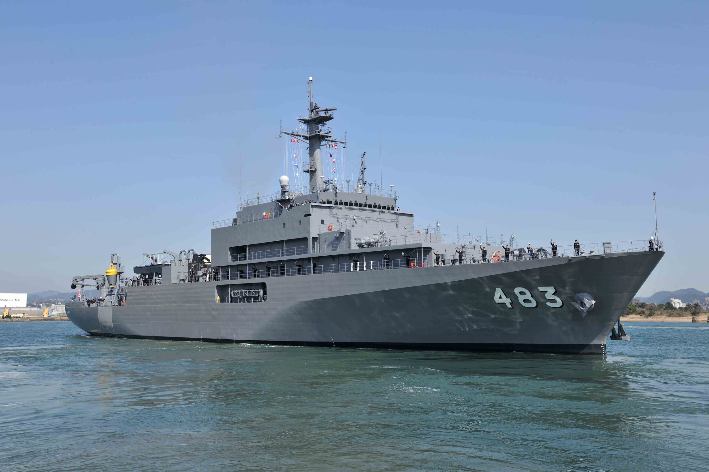 海上自衛隊 敷設艦 むろと先任伍長 チャレンジコイン 海上自衛隊・敷設艦「むろと」の謎に包まれた任務とは？ | 海洋