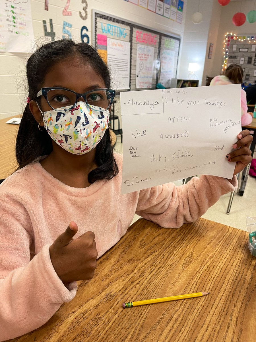 Last week we got to celebrate our strengths and recognize our classmates strengths. The best bucket filler ever!