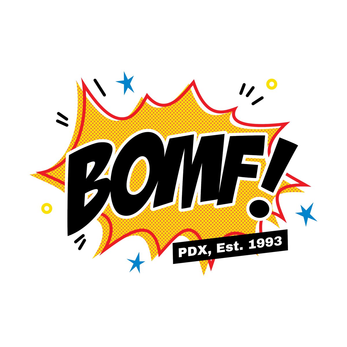 BOMF_PDX's tweet photo. It's new logo day for BOMF! Thanks to Amber at https://t.co/T54nmItYdf for the new, kick ass logo! https://t.co/lyO14C5IPx
