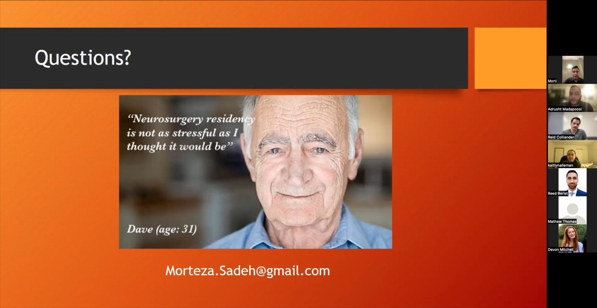 Special thank you to Dr. Sadeh (<a href="/MoriSadeh/">Morti</a>) for taking the time to talk to the AANS - CMS chapter about the pearls and pitfalls of the #Neurosurgery residency application process!