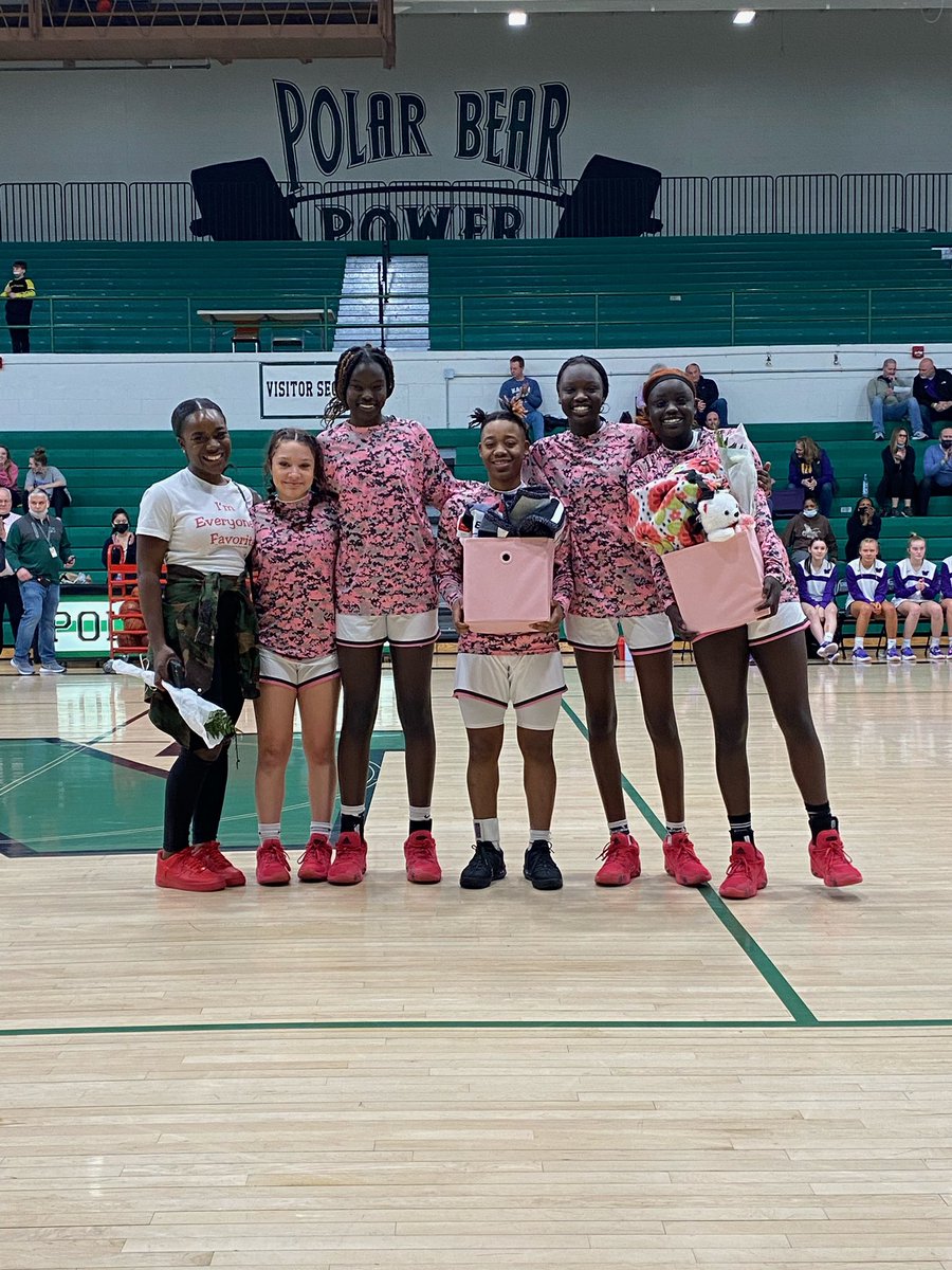 DM_North's tweet image. Laphina — 15 points
Nya — 13 points 
Amazing defense from both!
Congrats to these two seniors!
💚🏀🖤