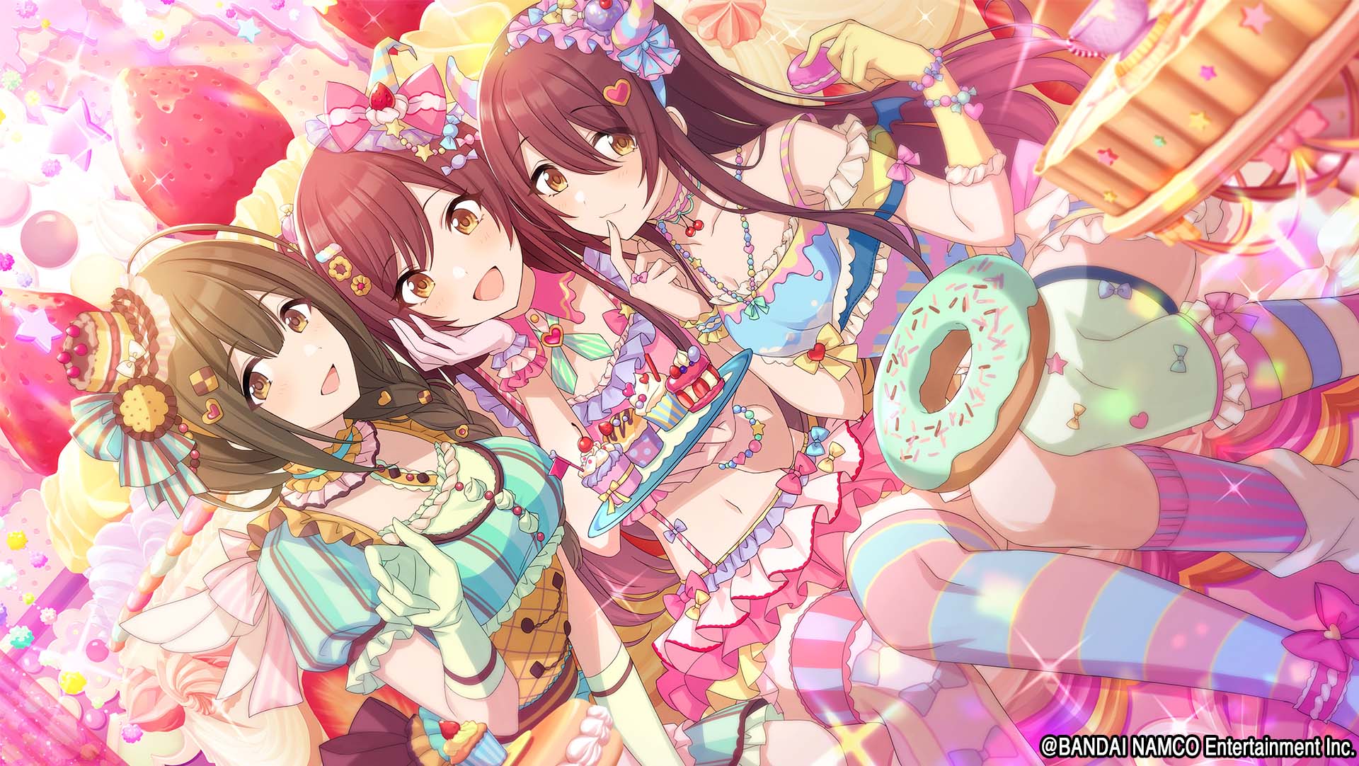 アイドルマスター シャイニーカラーズ公式 今日は お菓子の日 みたいです アルストロメリアのみなさんの衣装 まるでお菓子のようですね とてもお似合いです シャニマス T Co Jq6lvxeh7w Twitter