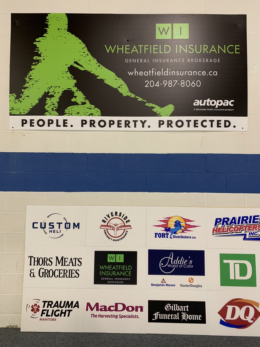 Reidohenderson's tweet photo. Some very fine local sponsors at this year’s Viterra Men’s Provincial Championship. And some great volunteers!  @SelkirkCurling #selkirkviterra. https://t.co/S1ljXZFsoj
